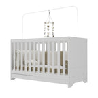 Berço 3 em 1 Evolutivo (Vira Mini Cama) - 100% Madeira Maciça [Garantia de 3 Anos]