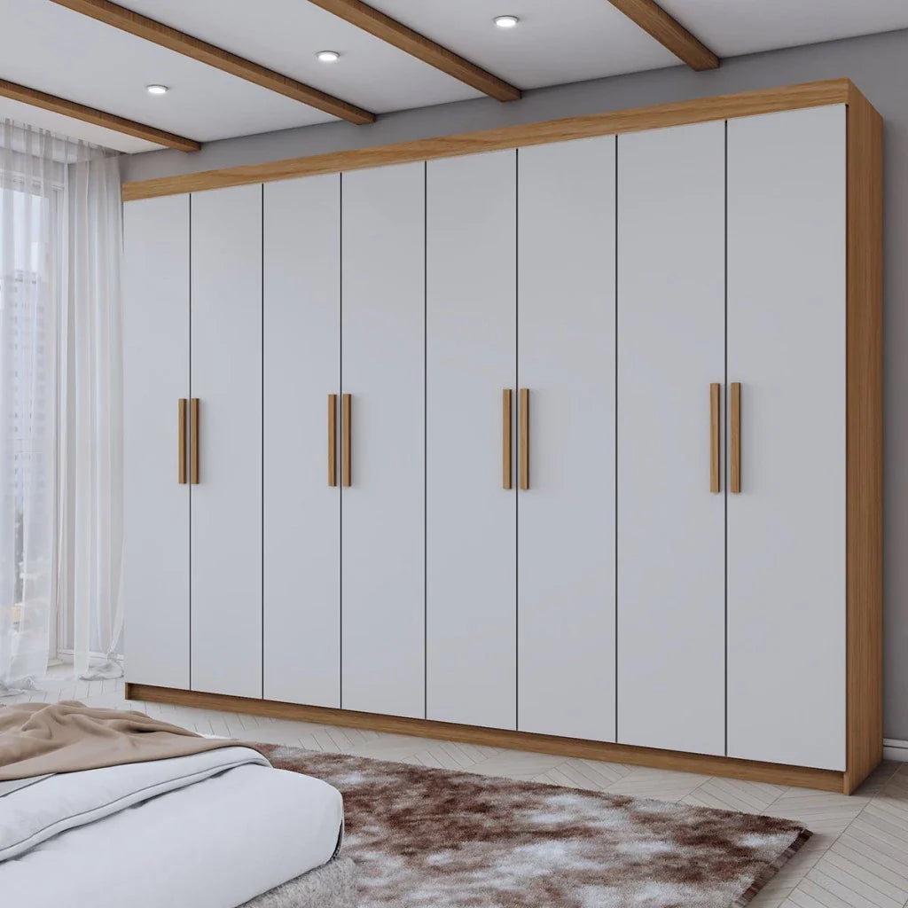 Guarda-Roupa Casal Aurora 8 Portas 4 Gavetas