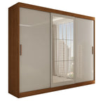 Guarda-Roupa Casal Harvard 3 Portas 2 Gavetas com Espelho 100% Mdf